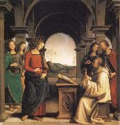 Pietro Perugino The Vision of St Bernard oil on canvas